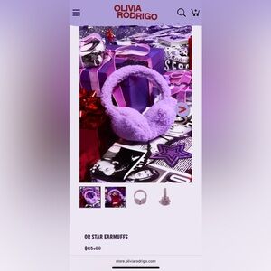 Olivia Rodrigo Star Earmuffs